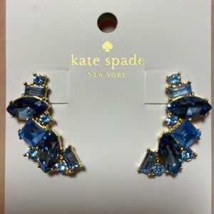 Kate Spade - elegant blue earrings